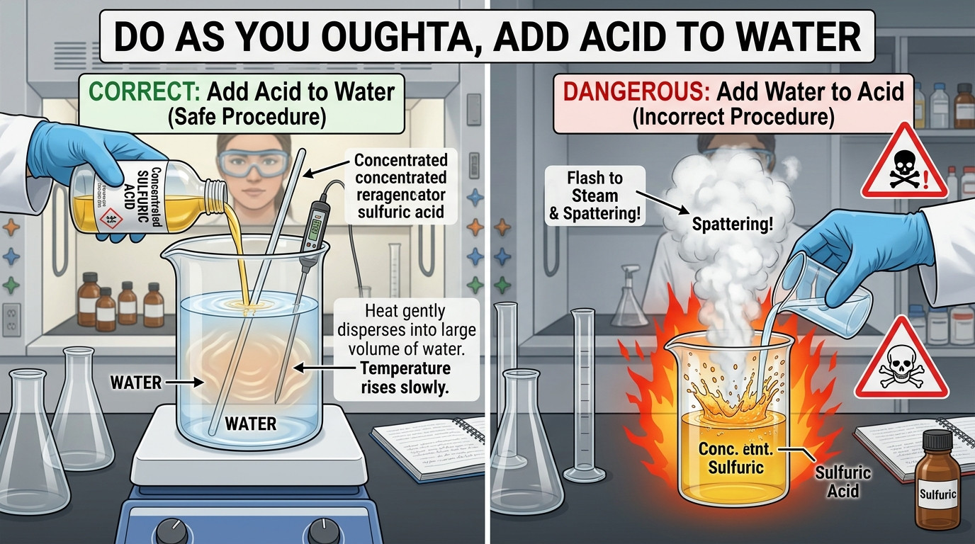 Acid dilution calculator showing relationship between percent strength density molarity and dilution factor