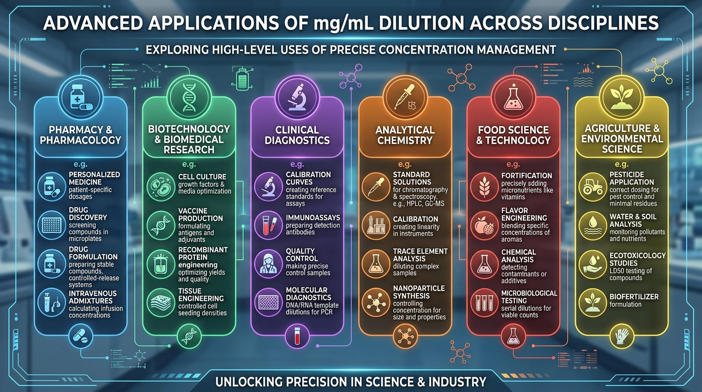 mg per ml dilution calculator best practices checklist for accurate mass per volume preparation and dosing