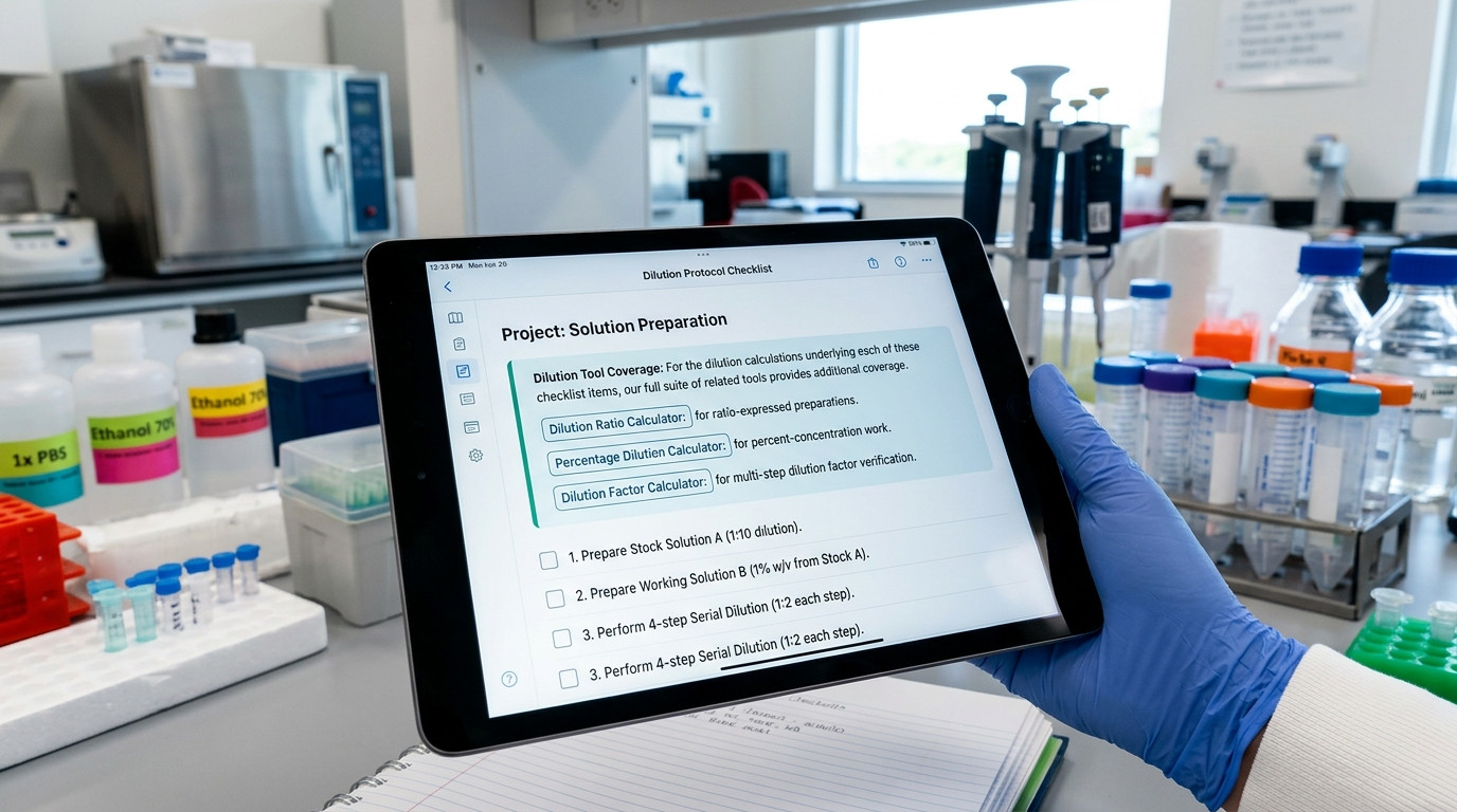PPM calculator best practices checklist for accurate parts per million measurements in laboratory and field applications