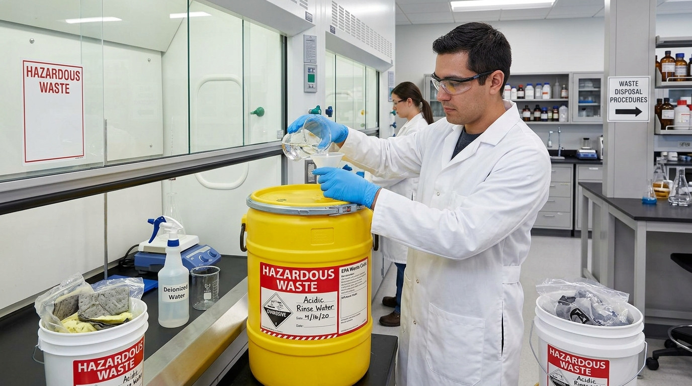 Acid dilution best practices and safety checklist summary for laboratory professionals