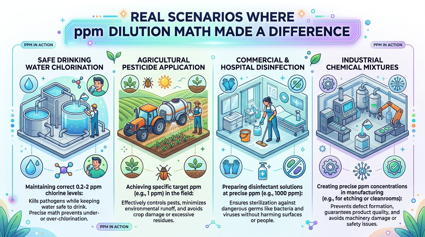 ppm dilution calculator real scenarios in water testing hydroponics aquariums and trace analysis