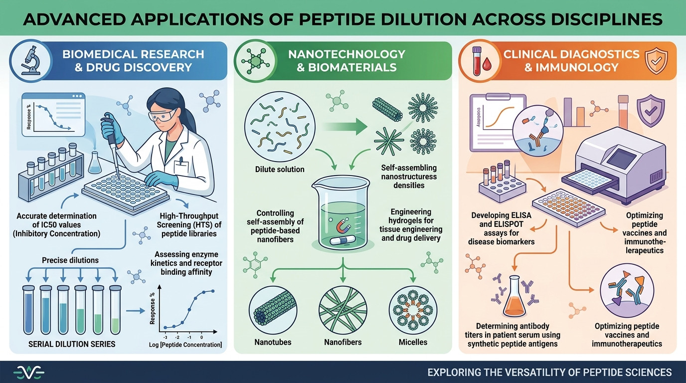 Peptide dilution calculator advanced applications in drug discovery immunology structural biology and cell biology