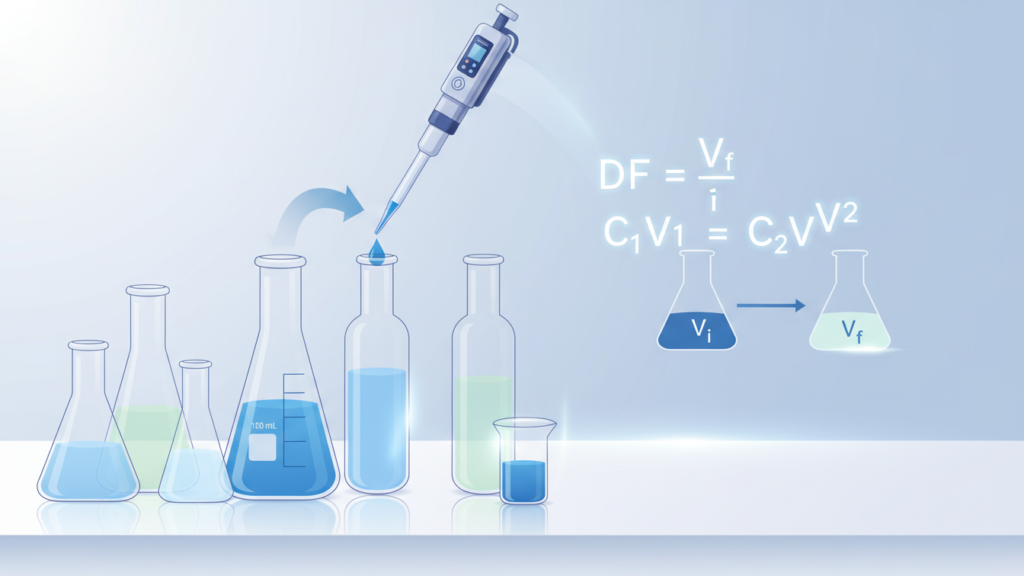 calculate the dilution factor