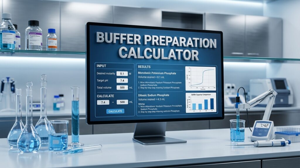 Buffer Preparation Calculator