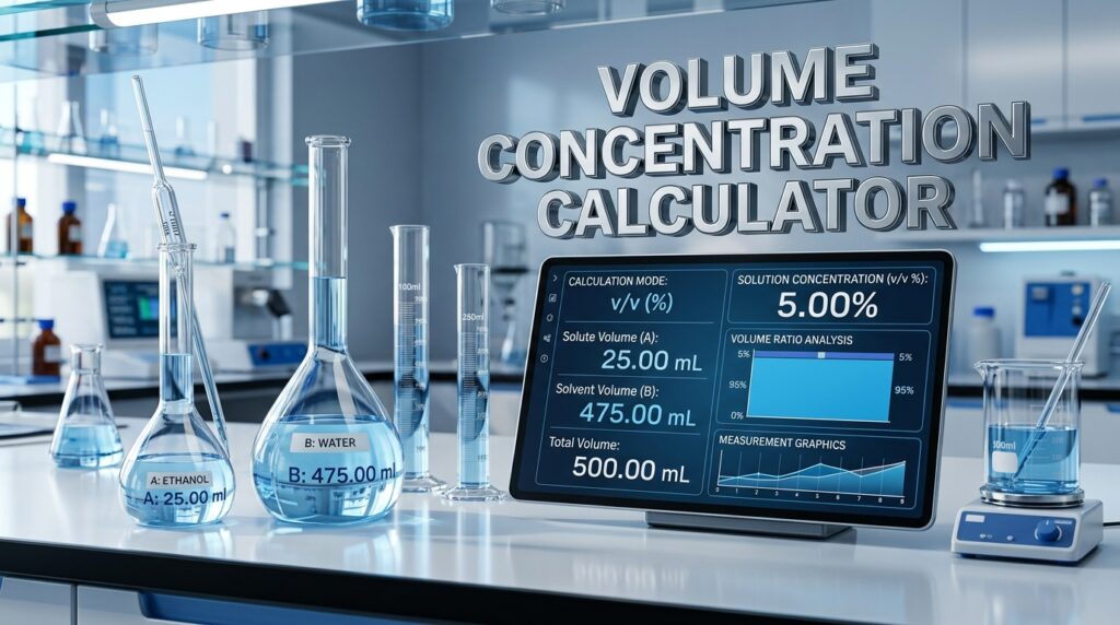 Volume Concentration Calculator