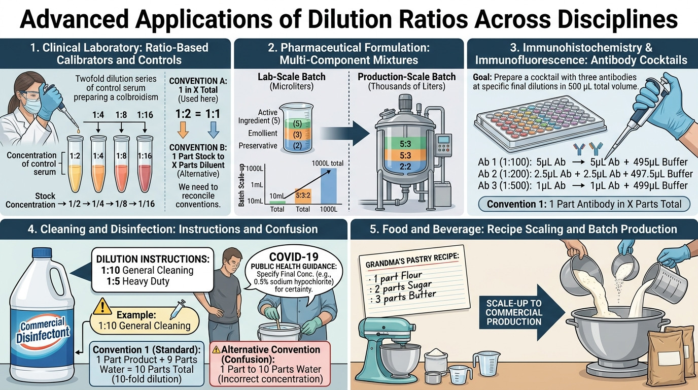 Dilution ratio calculator advanced applications in clinical pharmaceutical histology and food science