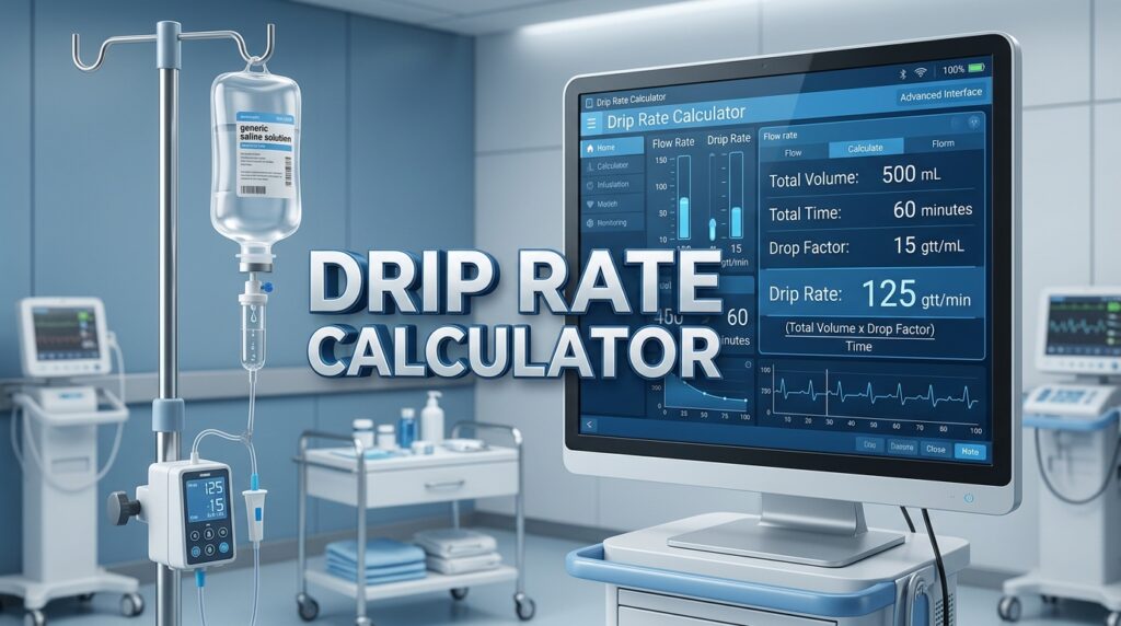 Drip Rate Calculator