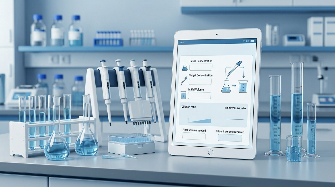 Sample Dilution Calculator – Calculate Accurate Sample Dilutions