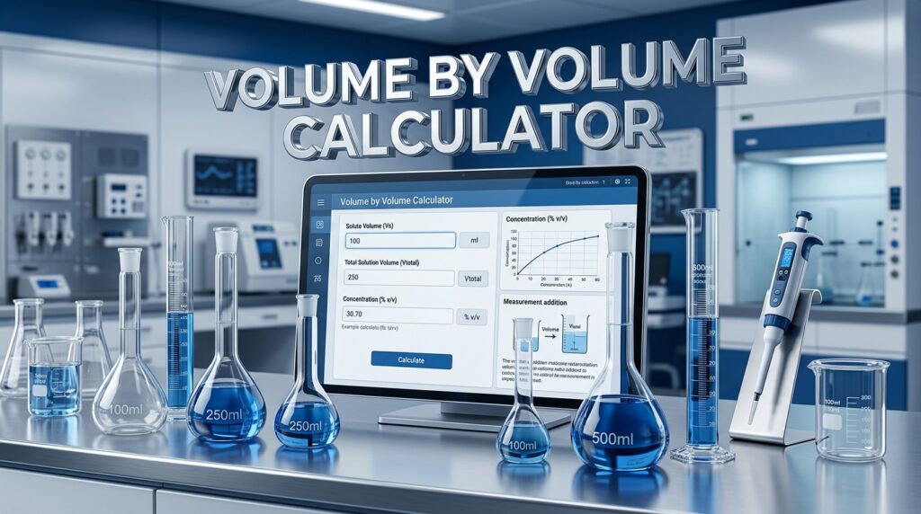 Volume by Volume Calculator