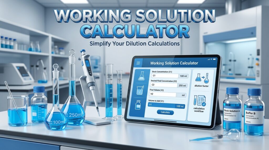 Working Solution Calculator