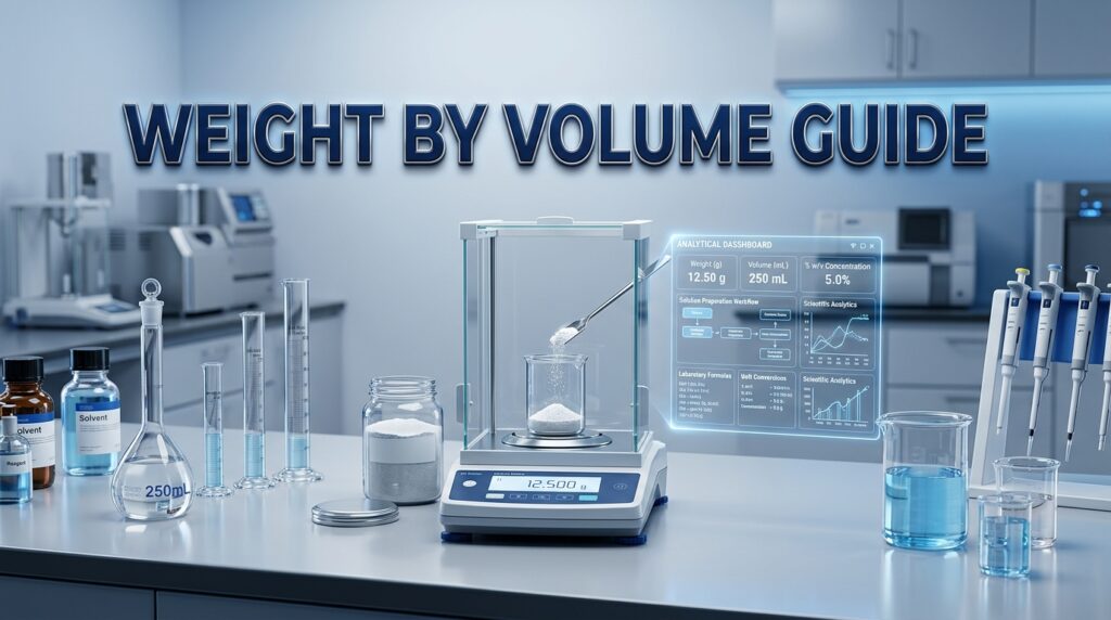 Weight by Volume Guide