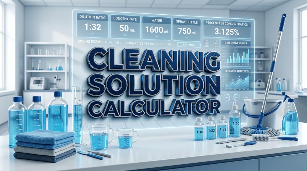 Cleaning Solution Calculator