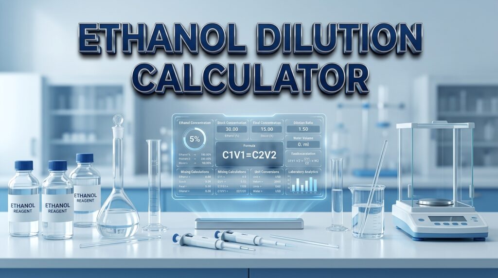 Ethanol Dilution Calculator