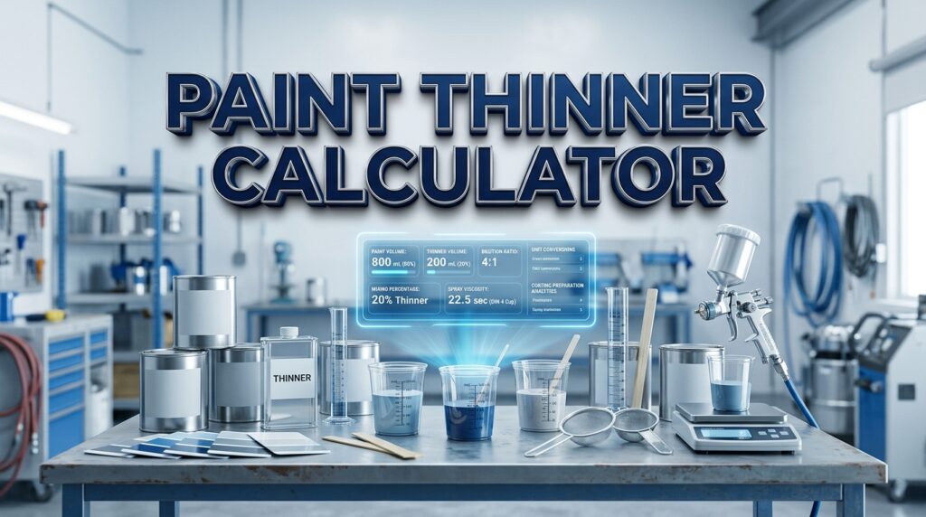 Paint Thinner Calculator