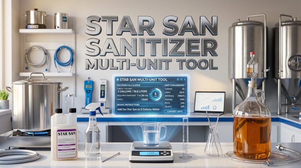 Star San Sanitizer Multi-Unit Tool