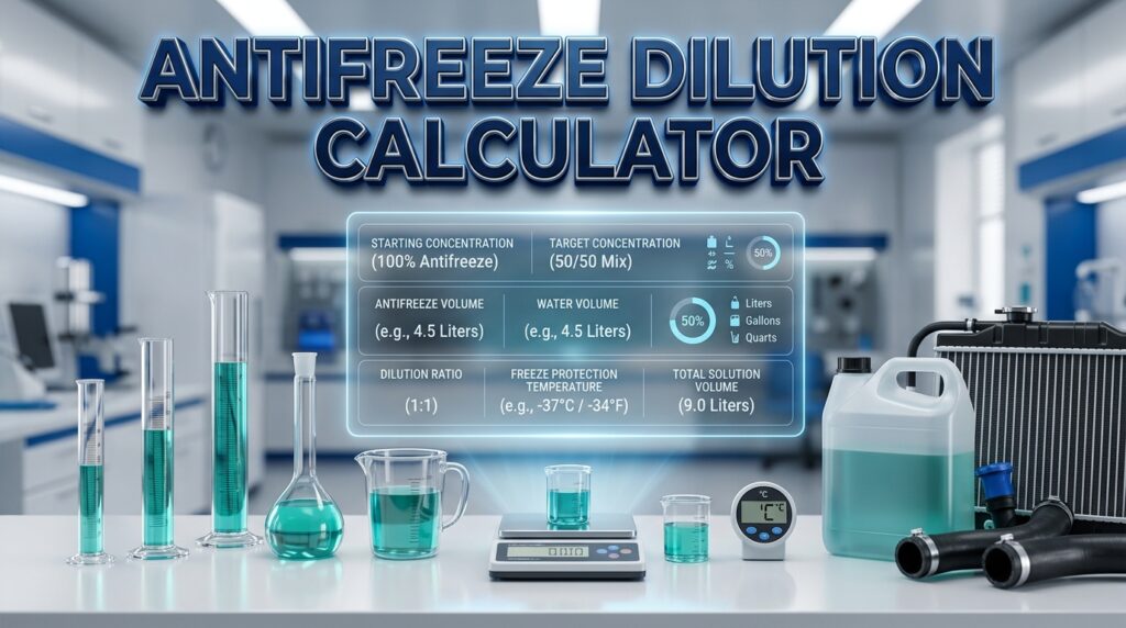 Antifreeze Dilution Calculator
