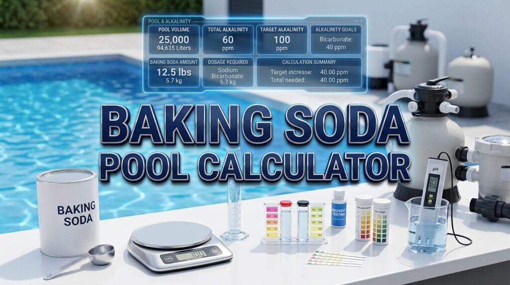 Baking Soda Pool Calculator