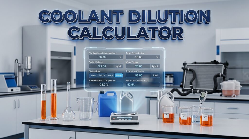 Coolant Dilution Calculator