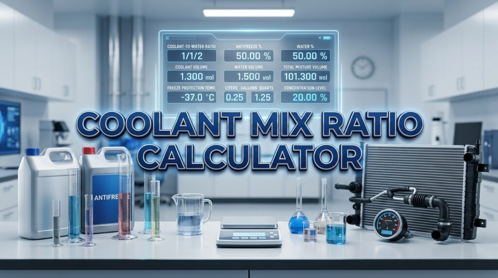 Coolant Mix Ratio Calculator