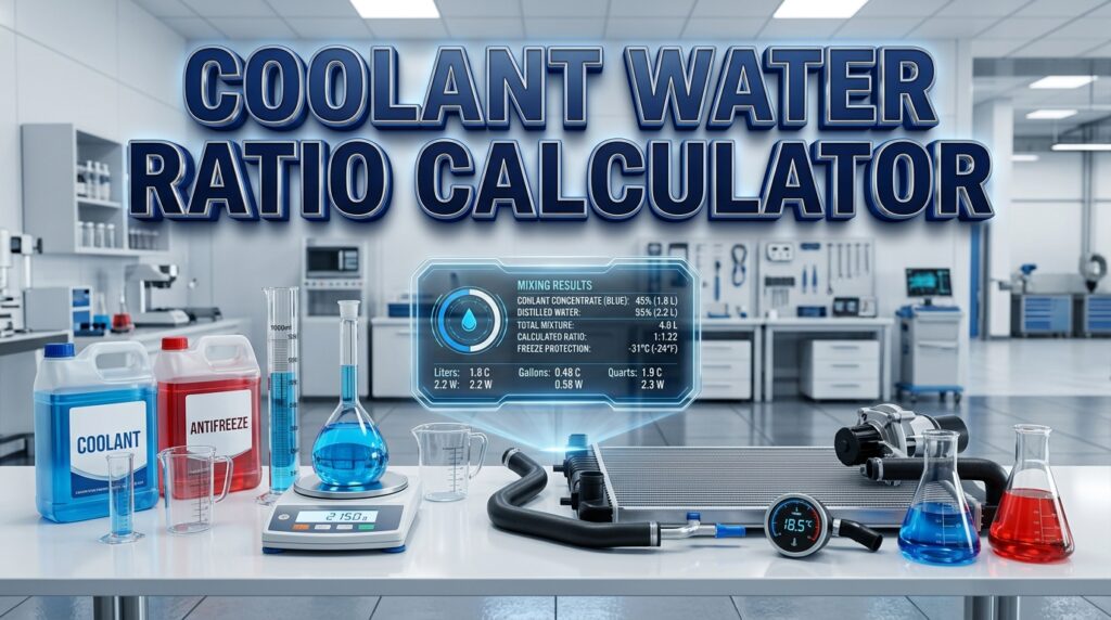 Coolant Water Ratio Calculator