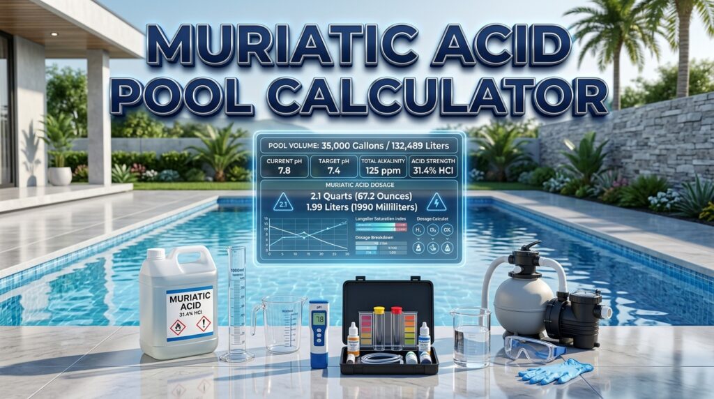 Muriatic Acid Pool Calculator